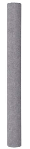 vidaXL Telo Protettivo per Pittori Antiscivolo 5 m 220 g/m² Grigio, copertura di protezione, pile di copertura da pittore, pile da pittore di protezione per pavimenti