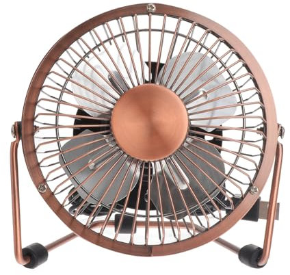 DIYEAH 360grado Ventilador USB Retro Portátil de Ventilador de Mesa Mini Personal para Uso el Hogar y Oficina