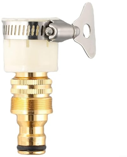 Springwillfly Adaptador de grifo ajustable de 15 a 23 mm, conector de grifo para manguera de jardín, manguera de agua, aleación de aluminio, convertidor de rosca, 3 tamaños, grifos de cocina y baño