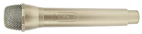 SUNGOOYUE Prop -Mikrofon für Karaoke -Tanzshows, Switch Design Plastic Prop Mic für Kinderreden, Kinderspielzeug (GOLD)