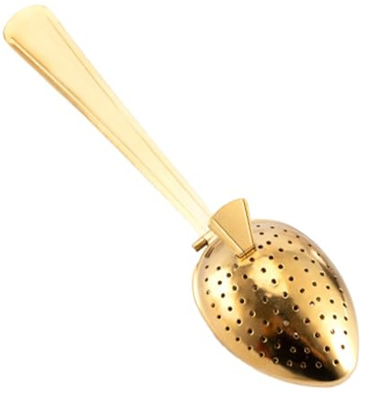 Cuillère D'infuseur De Thé, Infuseur À Thé, Passette Teatime, Filtres À The À La Cuillère En Métal, Boule A Infuseur | Trous Fins, Diffuseur D'intervalle De The Plus 15x3,9x3,5 Cm