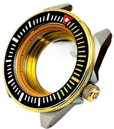 MCNVNEFSAW Klockboett NH35, for for NH34, NH36, urverk, genomskinlig baksida klockfodral(06 Silver Case,Sapphire Glass Case)