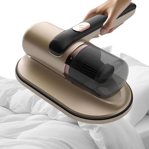 Penlimly Bett Sauger Kabellos | Sofa und Teppich Sauger,10kPa Saugkraft Handgehalten Tragbar 68W Kabelloses Reinigungsgerät,Für Möbel Haustierhaar Auto Bett Teppich Polster Kissen Sofa