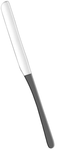 STOBAZA Edelstahl Make up Spatel Kosmetikspatel Foundation Spatel Lang Doppelseitig Glatt Robust für Präzises Mischen und Auftragen von Cremes Nagellack Pigmenten Schwarzes Design mit