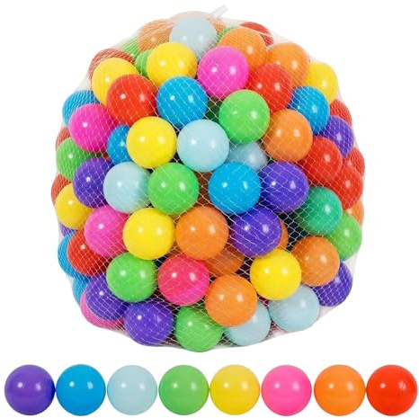 50 Stück Bällebadbälle, Bunte Spielbälle Aus Kunststoff, Bruchsichere Bällebadbälle, Wiederverwendbare Nachfüllpackung Für Laufstall, Party, Spielhaus, Spielzimmer, Dekoration, Pool, Babyspiele