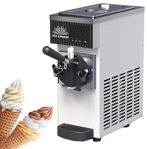 Machine À Glace Glace Italienne Pour Maison Et Professionnel, Machine À Crème Glacée En Acier Inoxydable Avec Écran LCD, Cuve Réfrigérée 2,5 L, Fonction Auto-Nettoyage Et Congélation Rapide(White)