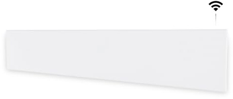 Adax Neo L - Radiateur Electrique Mural Intelligent Wi-Fi avec Commande par Smartphone - 1400W | Chauffage Electrique | Chauffage d'appoint Salle de Bain | Hauteur Convecteur 210mm | IP24C, KWT Blanc