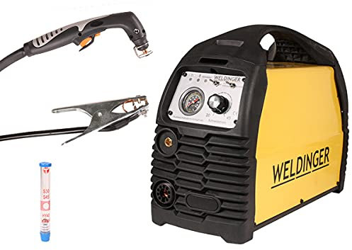 WELDINGER Plasmaschneider PS 55 pilot pro mit Pilotlichtbogen und Druckregler 5 Jahre Garantie
