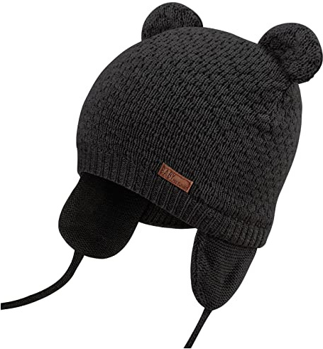 DRESHOW Unisex Baby Mössa Baby Hatt Söt Björn Småbarn Öronficka Mössa Varm för Höst Vinter