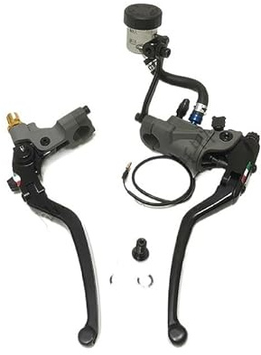 Brems Und Kupplungshebel Radiale Montagebremskupplungspumpe geschmiedet Aluminium-Hauptzylinderkupplung Motorrad Kupplungshebel (Color : Cable clutch brake)