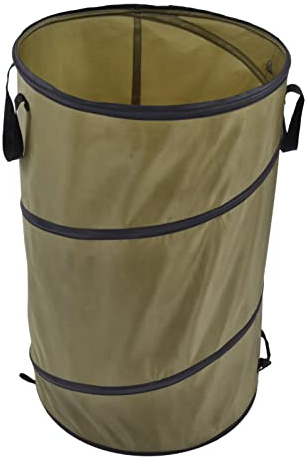 30 Gallon Garden Trash Can, 113L Collapsible Yard Leaf Collection Bag with Handles, Reusable for Home, Garden, Camping, Outdoor Use