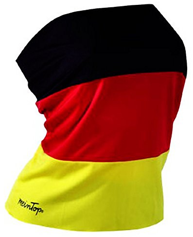 Deutschland Fan Rock Damen Tube Top Fan Outfit Fußball EM WM Public Viewing