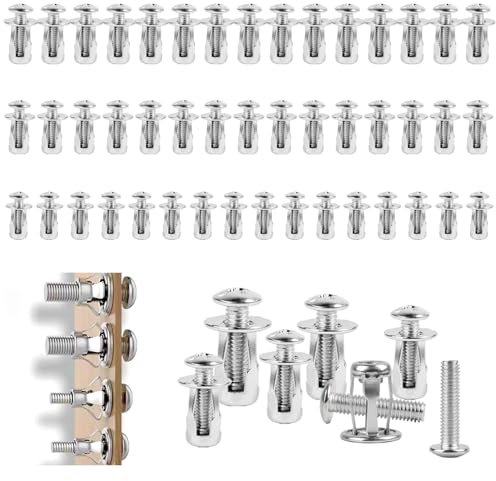 45 Stück Hohlraumdübel Set M4/M5/M6 Hohlraumdübel Metall mit Schrauben, Metallanker Expansion Nuts Spreizdübel für Dünne Wände, Hohltüren und Eisenblech (M4+M5+M6)