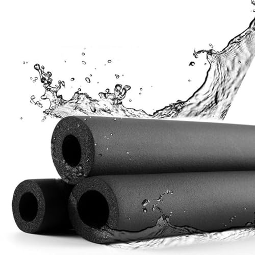 Isolation de Tuyau Mousse Isolante pour tuyaux 180cm Longueur 6mm 10mm 13mm 16mm 19mm 32mm 48mm Diamètre, Tube Isolant pour poignée, de cuivre(ID 25mm x 9mm x 1.8m)