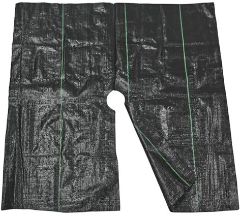 ZONADAH Strapazierfähiges Unkrautvlies zur Unkrautbekämpfung, 1,5x1,5 m, Garten-Unkrautschutzmembran, quadratische Bodenabdeckung, UV-stabilisiertes Unkrautvlies für Terrassen, Gärten, Landschaftsbau