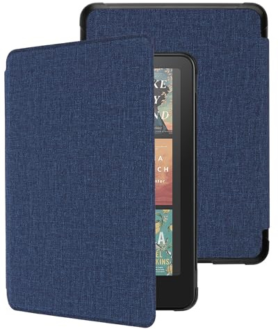 WALNEW Hülle für 7 Kindle Paperwhite (12. Generation) - 2024 und Kindle Colorsoft Signature Edition (1. Generation), Dünne PU-Schutzhülle mit Auto Sleep/Wake Funktion