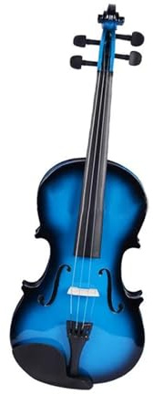 Geige Die 4/4-Akustikvioline Blue Gradient Wird Mit Feinstimmern Geliefert, Die Das Stimmen Erleichtern Und Sich Perfekt Für Anfänger Und Geiger Eignen