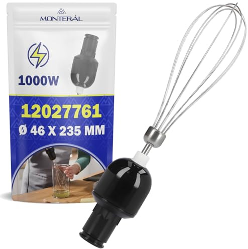 Fouet Batteur Réducteur Batteur Electrique Cuisine Ø46x235mm 12027761 | pour Bosch ErgoMixx Style 1000W – Garantie de 10 Ans - MONTERAL
