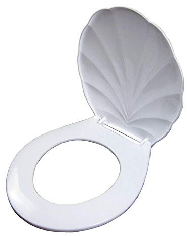 XCHSXYL WC-Sitz Toilettensitz Toilettenbrille Toilettendeckel Toilettendeckel Toilettendeckelbezug mit Absenkautomatik Kunststoff Schnellverschluss zur Reinigung Untere Befestigung Einstellbare Scha