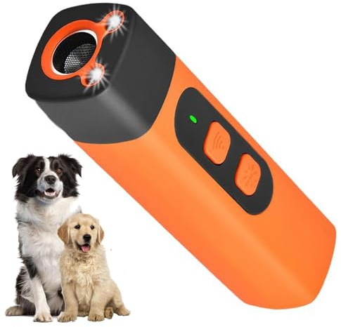 The BarkShield Pro - Bark Shield Anti Barking Device for Dogs, 2025 neue Antibell für Hunde mit LED-Taschenlampe, Ultraschall-Gerät zur Kontrolle von Bellen, Aufladbar Anti Bell Gerät für Innen Außen