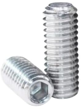 100 Stück UNC UNF 2-56 4-40 304 Edelstahl Innensechskant Ringschneide Madenschraube Gewindestift(3/8,100pcs UNC 4-40)