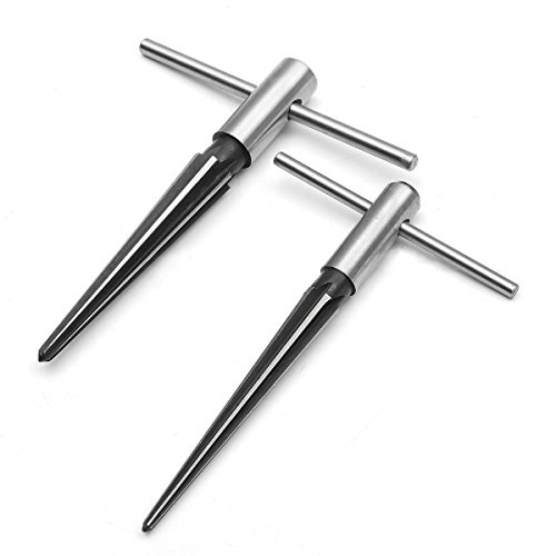 2PCS Tapered Reamers Set, Handheld Bridge Pin Hole Tapered Reamers