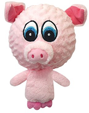 Multipet 43236-1 Knobby Noggins Hundespielzeug Schwein