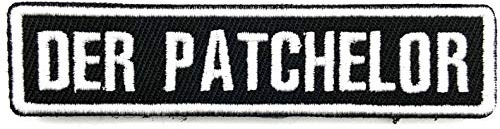 polizeimemesshop Namensschilder 2.0 DER PATCHELOR Textilpatch mit Klett - Patch Sammler - Fan - Liebhaber - Polizei