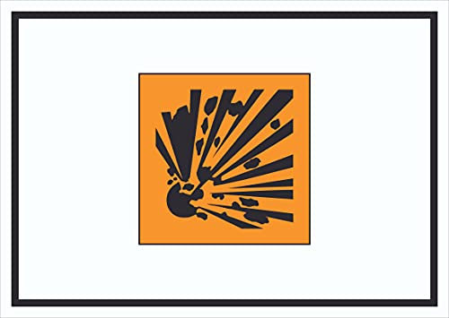 HB-Druck Schild Gefahrensymbol Explosionsgefahr Symbol A1 (594x841mm)
