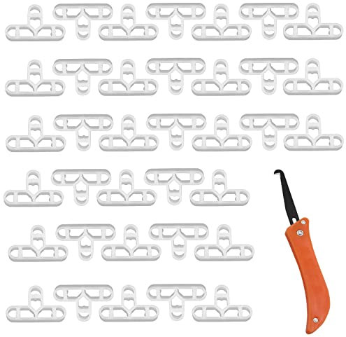 200pcs Tile Spacers 10mm Slab Brick Spacers T-Shaped Plastic Spacers, for DIY Paving Tiling Wall Tiler Garden Slabs Tile Leveling System Tool