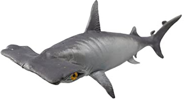 Rep Pals - Hammerhaifisch, dehnbares Spielzeug von Deluxebase. Super Dehnbare Tiernachbildungen, die Sich echt anfühlen, toll für Kinder
