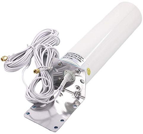 Qwertfeet Antena WiFi 4G LTE Antena 12DBi Omni Antenas 5M Doble 2.4GHz para B315 E8372 E3372 Router