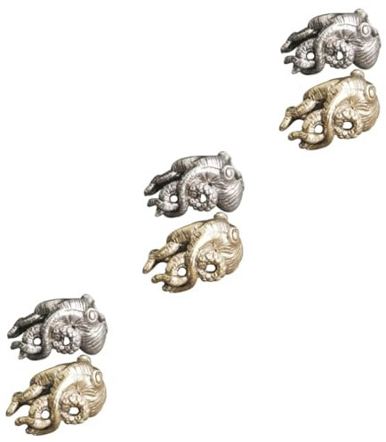 Amosfun 6stücke Vintage Octopus Schlüsselanhänger Messing Kreative Für Schlüsselbund Dekoration Nostalgischer Stil Für Und Persönliche Nutzung