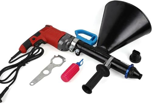 DWSSX Electric Mortar Grout Gun, 950W Stainless Steel Grout Indicator Tool, 4.7L Mortar Indicator Grouting Tool, Portable Brick Indicator & Tile Applicator Cement Sprayer, 0.7L/min
