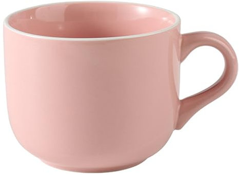 CROMIITSM Tazza da caffè extra large in porcellana da 652 g, tazza per colazione e zuppa, adatta al microonde e alla lavastoviglie, tazza grande con manico