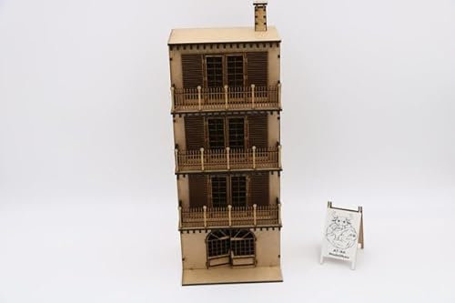 AT-BA Modellbau 220035 Slotcar-Deko House Variante 7