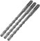 SDS Plus Bohrer Set 8 x 160mm, 3 Stück Steinbohrer Set, Professionell Betonbohrer Hammerbohrer mit 4 Hartmetall Schneiden, Steinbohrer Betonbohrer Ideal zum Bohren in Stein, Beton, Ziegelmauer