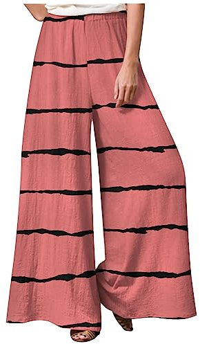 Radlerhose Damen Hosen Damen Business Sporthose Damen Lang Hose Schwarz Damen High Waist Hose Damen Sommer Arbeitslatzhose Damen Hosenschutz Fahrrad Sommerhose Damen Lang Rot 4XL