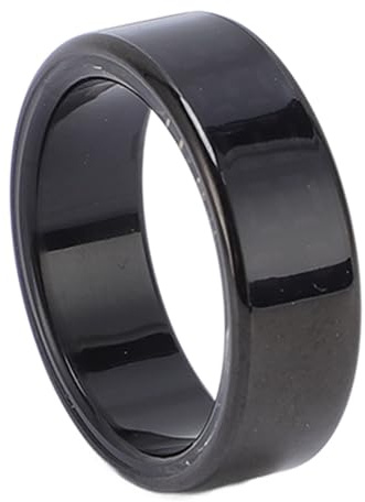 Smart Ring, Edelstahl -Smart Ring mit App Display Bildschirm IP68 Wasserfestes Echtzeit -Tracking, Mobile App -Verbindung, Zum Wandern, Radfahren, Laufen