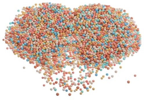 IWOWHERO Farbige Tonkugeln für Blumentöpfe 2 Beutel Je 500g Hydrokulturelle Oberfläche Dekoration Praktisches Pflanzsubstrat für Kakteen und Bonsai im Topf
