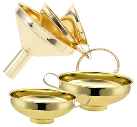 ULTECHNOVO Entonnoirs Acier Inoxydable Pour Remplir Bouteilles Entonnoir De Cuisine Pour Vinaigre Et Liquide Résistant à Usure
