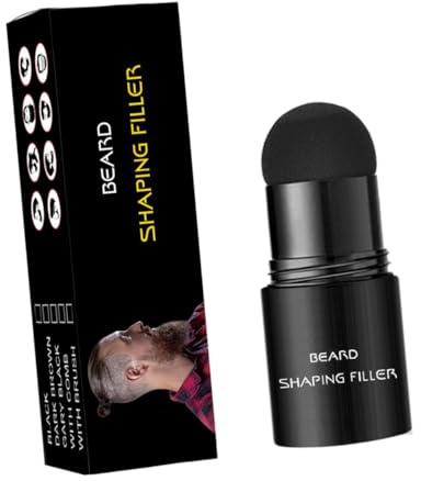 PENIKOKO Professioneller Bartfüller Stift Kompakter Bart Concealer für Männer Praktisches Bart Shaping Tool Tragbarer Dichter Bartfüllstab Einfach Anzuwenden für Bartformung und Styling