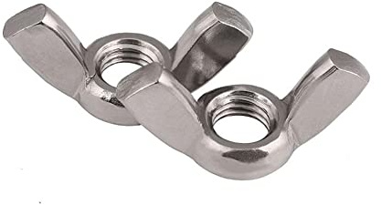 Flügelmuttern, Befestigungselemente, Spezial-Handschraubenmuttern aus Edelstahl 304, große Öse, Schmetterlingsklaue, M3, M4, M5–M20(Big ear,M16 1pcs)