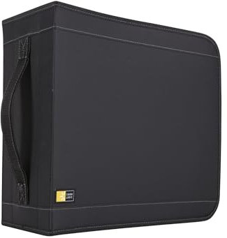Case Logic CD/DVD Wallet Aufbewahrungstasche für 32 CDs/DVDs (oder 16 inkl. Booklet) schwarz