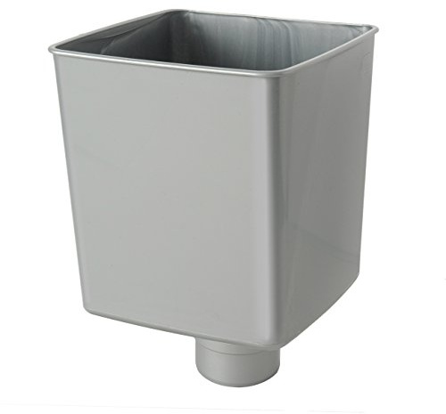 First Plast rcq080ac-y Classeur pluviale carré, acier, 80 mm
