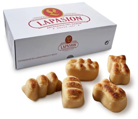 LAPASION - Figuritas de Mazapan Artesanas de Calidad Suprema Sin Azucares Añadidos, Bolsa 1kg.