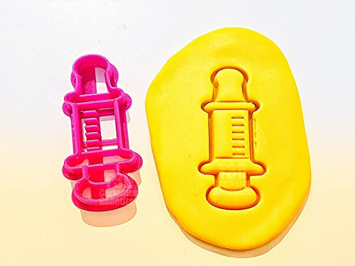 T3D Cookie Cutters Syringe Cookie Cutter, Suitable for Cakes Biscuit and Fondant Cookie Mold for Homemade Treats