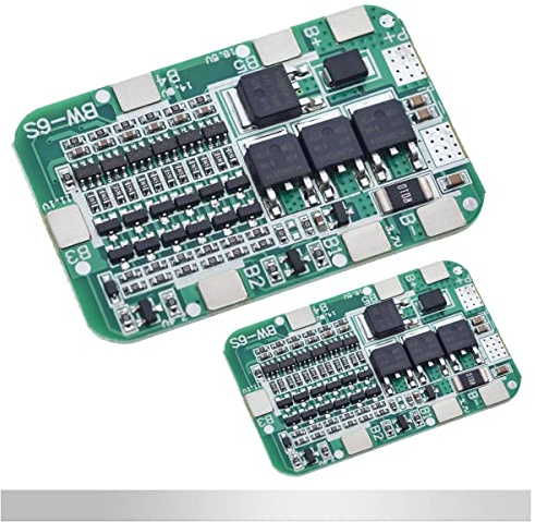 DAOKAI 2 Pcs 6S 24V 15A Scheda di Protezione Della Batteria Al Litio BMS Scheda di Protezione PCB 18650 Modulo Caricatore per Batteria Al Litio Li-Ion con Striscia di Nichel