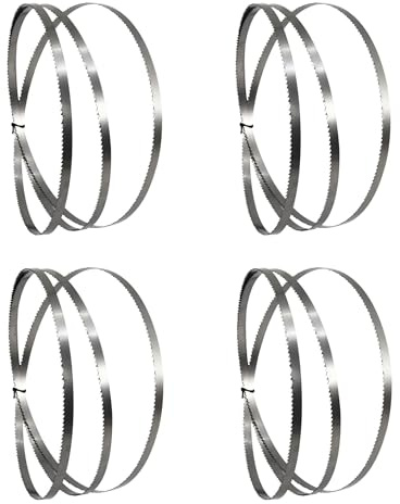 qinggw 4 STÜCKE 1400mm Bandsägeblatt Holzschneidband Sägeband 1400x6,35x0,35mm Holzbearbeitungswerkzeug Zubehör für Draper TPI 6 10 15 (Größe : TPI 10)