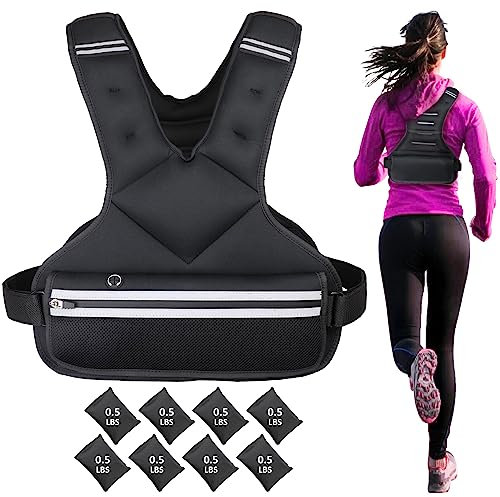 JoyPlus 1,8–3,6 kg verstellbare Gewichtsweste, Sport Laufen Gewichtsweste, Krafttraining Gewichtsweste für Frauen, Gewichtsweste Workout-Ausrüstung